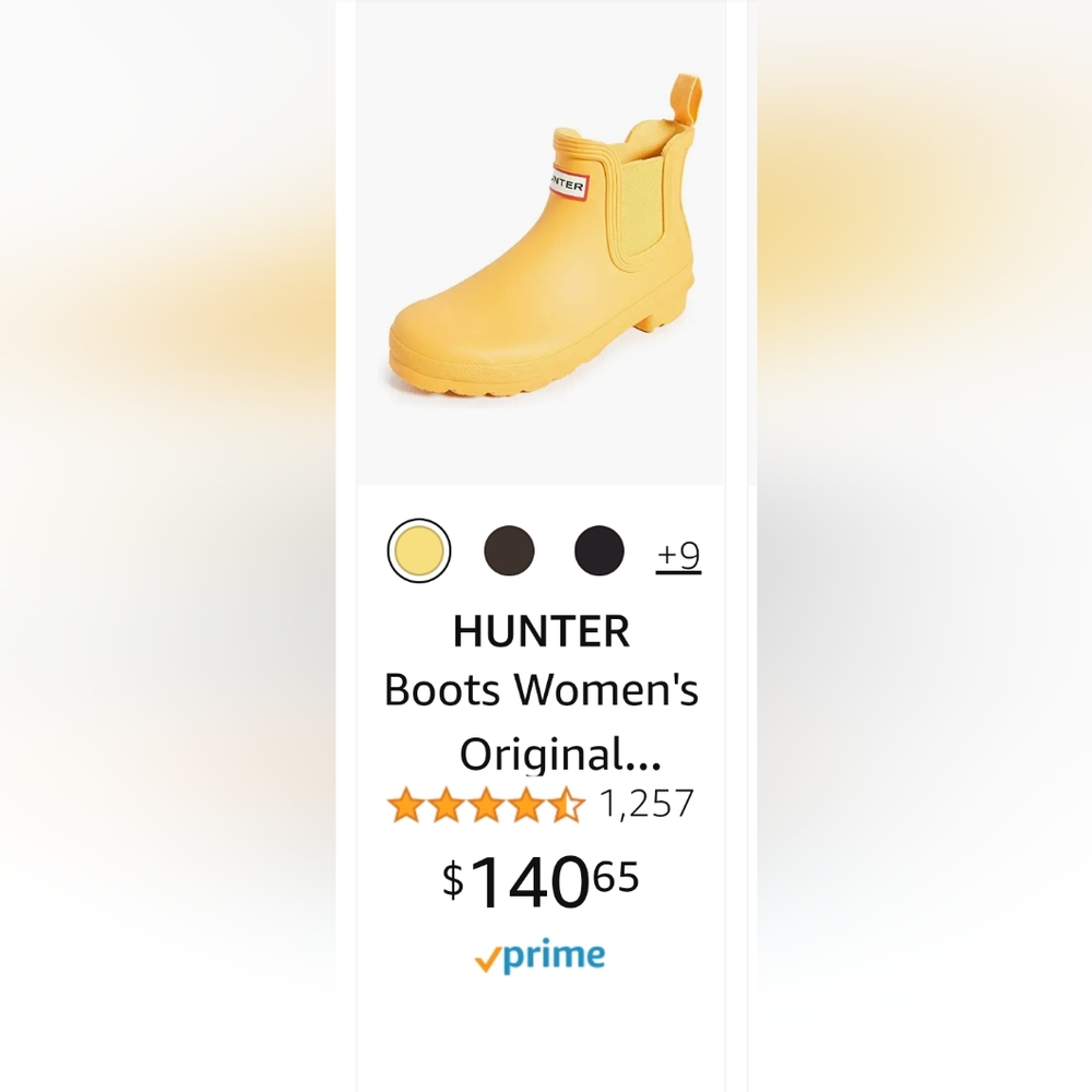 Hunter Boots 8